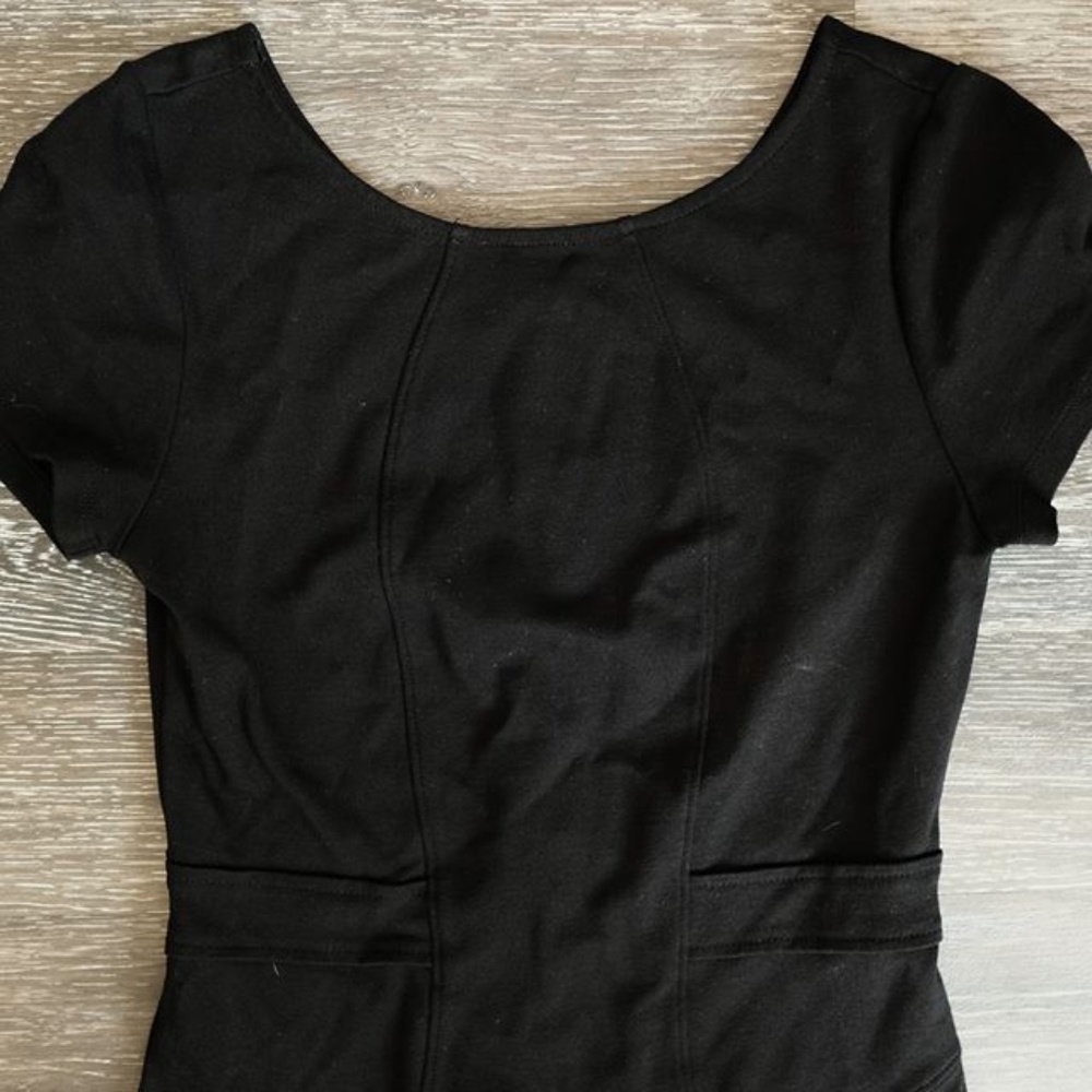 JUNIORS Small Black Mini STRETCH Dress